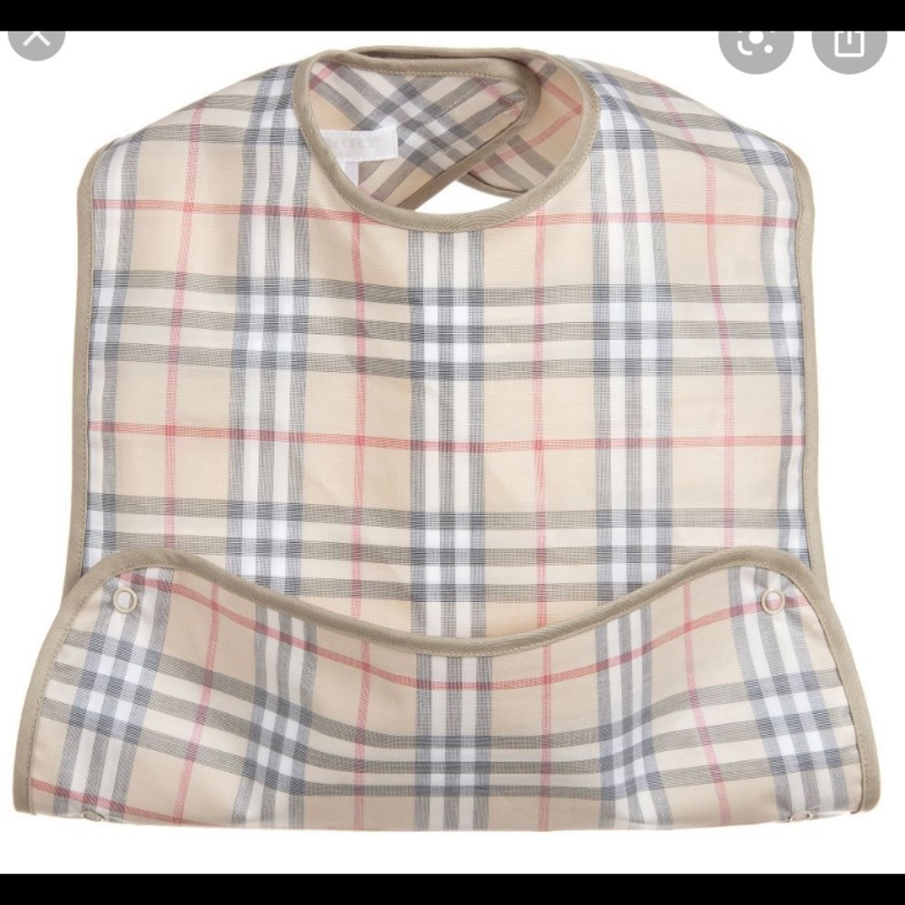 Burberry baby bib